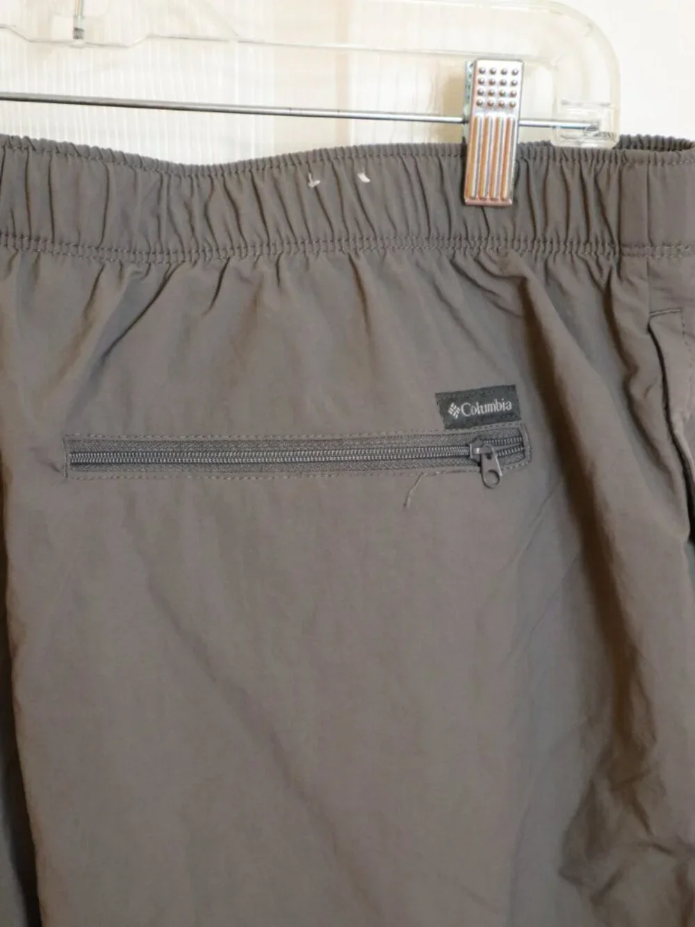 Columbia Shorts Mens Sz L Nylon Elastic Waist Belt Hiking Outdoors Swimwear - Picture 6 of 6